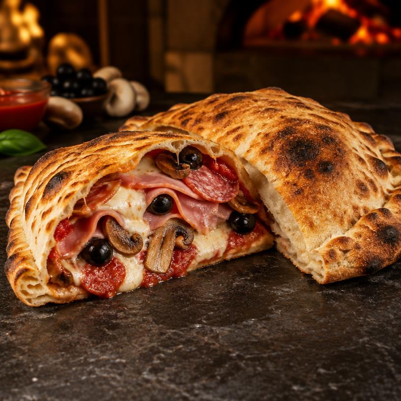 Imagine reprezentativă pentru Calzone