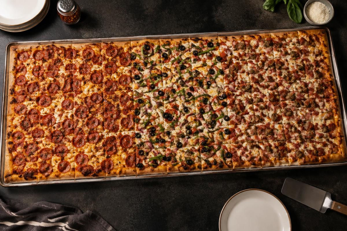 Imagine reprezentativă pentru Pizza party — format mare